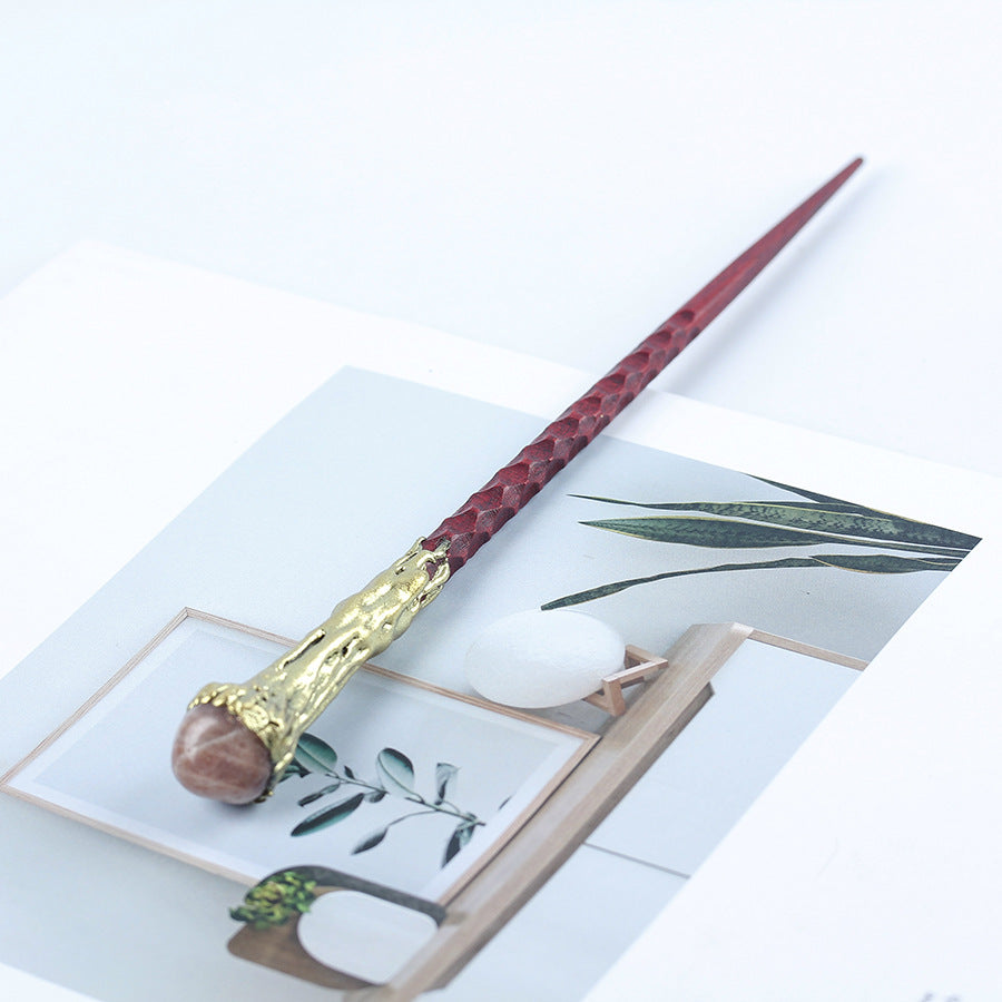 Wholesale Crystal Wood Magic Wand, Scepter, Fairy Elemental Ritual Prop